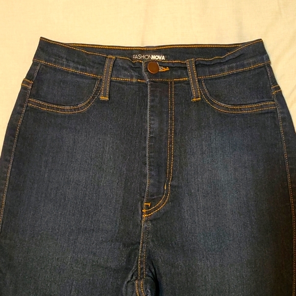 Fashion Nova Denim - Fashion Nova Dark Skinny Jeans